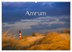 Amrum - Eine farbenfrohe Insellandschaft (Wandkalender 2025 DIN A2 quer), CALVENDO Monatskalender