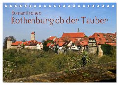 Romantisches Rothenburg ob der Tauber (Tischkalender 2025 DIN A5 quer), CALVENDO Monatskalender
