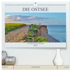 Die Ostsee - von Schleswig nach Glücksburg (hochwertiger Premium Wandkalender 2025 DIN A2 quer), Kunstdruck in Hochglanz