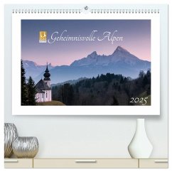 Geheimnisvolle Alpen (hochwertiger Premium Wandkalender 2025 DIN A2 quer), Kunstdruck in Hochglanz - Calvendo;Westermann, Florian