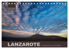LANZAROTE Vulkanische Landschaften (Tischkalender 2025 DIN A5 quer), CALVENDO Monatskalender