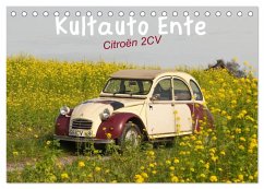 Kultauto Ente Citroën 2CV (Tischkalender 2025 DIN A5 quer), CALVENDO Monatskalender