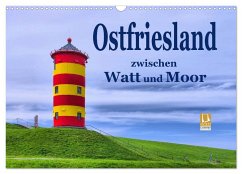 Ostfriesland - zwischen Watt und Moor (Wandkalender 2025 DIN A3 quer), CALVENDO Monatskalender