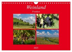 Weinland Franken (Wandkalender 2025 DIN A4 quer), CALVENDO Monatskalender - Calvendo;will, hans