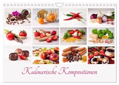 Kulinarische Kompositionen (Wandkalender 2025 DIN A4 quer), CALVENDO Monatskalender - Calvendo;Hasche, Joachim