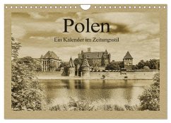 Polen ¿ Ein Kalender im Zeitungsstil (Wandkalender 2025 DIN A4 quer), CALVENDO Monatskalender