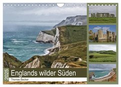 Englands wilder Süden (Wandkalender 2025 DIN A4 quer), CALVENDO Monatskalender - Calvendo;Becker, Thomas