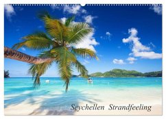 Seychellen Strandfeeling (Wandkalender 2025 DIN A2 quer), CALVENDO Monatskalender