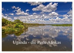 Uganda - die Perle Afrikas (Wandkalender 2025 DIN A2 quer), CALVENDO Monatskalender