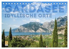 GARDASEE Idyllische Orte (Tischkalender 2025 DIN A5 quer), CALVENDO Monatskalender