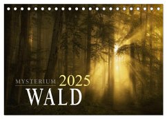 Mysterium Wald (Tischkalender 2025 DIN A5 quer), CALVENDO Monatskalender