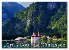 Grüß Gott am Königssee (Wandkalender 2025 DIN A2 quer), CALVENDO Monatskalender - Calvendo;Wilczek, Dieter