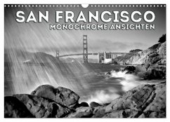 SAN FRANCISCO Monochrome Ansichten (Wandkalender 2025 DIN A3 quer), CALVENDO Monatskalender - Calvendo;Viola, Melanie