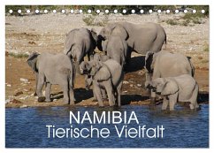 Namibia - Tierische Vielfalt (Tischkalender 2025 DIN A5 quer), CALVENDO Monatskalender