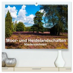 Moor- und Heidelandschaften Niedersachsen (hochwertiger Premium Wandkalender 2025 DIN A2 quer), Kunstdruck in Hochglanz