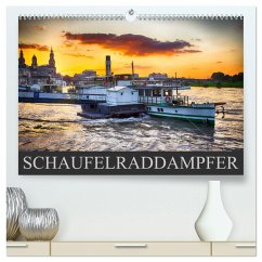 Schaufelraddampfer (hochwertiger Premium Wandkalender 2025 DIN A2 quer), Kunstdruck in Hochglanz - Calvendo;Meutzner, Dirk