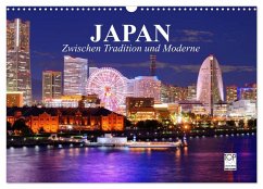 Japan. Zwischen Tradition und Moderne (Wandkalender 2025 DIN A3 quer), CALVENDO Monatskalender