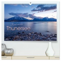 Rund um den Thunersee (hochwertiger Premium Wandkalender 2025 DIN A2 quer), Kunstdruck in Hochglanz - Calvendo;Weber - TIEFBLICKE.CH, Melanie