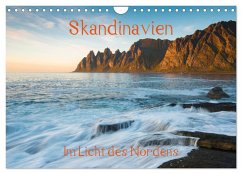 Skandinavien - Im Licht des Nordens (Wandkalender 2025 DIN A4 quer), CALVENDO Monatskalender