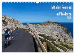 Mit dem Rennrad auf Mallorca (Wandkalender 2025 DIN A3 quer), CALVENDO Monatskalender