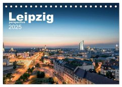 Leipzig perspective (Tischkalender 2025 DIN A5 quer), CALVENDO Monatskalender - Calvendo;Lindau, Christian