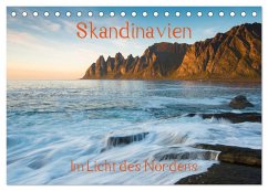 Skandinavien - Im Licht des Nordens (Tischkalender 2025 DIN A5 quer), CALVENDO Monatskalender