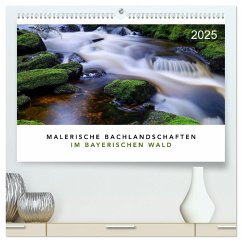 Malerische Bachlandschaften im Bayerischen Wald (hochwertiger Premium Wandkalender 2025 DIN A2 quer), Kunstdruck in Hochglanz