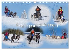 Schlittenhundesport (Wandkalender 2025 DIN A3 quer), CALVENDO Monatskalender