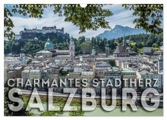 Charmantes Stadtherz SALZBURG (Wandkalender 2025 DIN A3 quer), CALVENDO Monatskalender