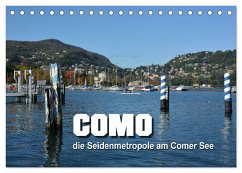 Como - Seidenmetropole am Comer See (Tischkalender 2025 DIN A5 quer), CALVENDO Monatskalender