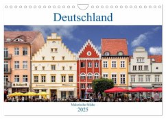 Deutschland - Malerische Städte (Wandkalender 2025 DIN A4 quer), CALVENDO Monatskalender - Calvendo;Becker, Thomas