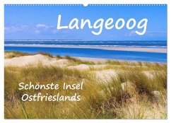 Langeoog - Schönste Insel Ostfrieslands (Wandkalender 2025 DIN A2 quer), CALVENDO Monatskalender - Calvendo;LianeM