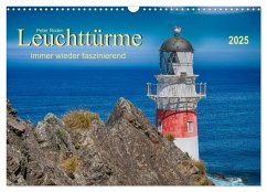 Leuchtürme - immer wieder faszinierend (Wandkalender 2025 DIN A3 quer), CALVENDO Monatskalender