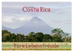 Costa Rica - Pure Lebensfreude (Tischkalender 2025 DIN A5 quer), CALVENDO Monatskalender - Calvendo;boeTtchEr, U