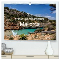 Wildes und romantisches Mallorca (hochwertiger Premium Wandkalender 2025 DIN A2 quer), Kunstdruck in Hochglanz