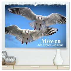 Möwen. Alle heißen Johnatan (hochwertiger Premium Wandkalender 2025 DIN A2 quer), Kunstdruck in Hochglanz - Calvendo;Stanzer, Elisabeth