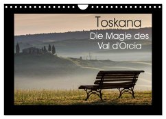 Toskana - Die Magie des Val d'Orcia (Wandkalender 2025 DIN A4 quer), CALVENDO Monatskalender