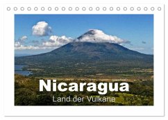 Nicaragua - Land der Vulkane (Tischkalender 2025 DIN A5 quer), CALVENDO Monatskalender