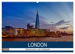 LONDON Willkommen in der Weltstadt (Wandkalender 2025 DIN A2 quer), CALVENDO Monatskalender