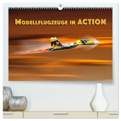 Modellflugzeuge in ACTION (hochwertiger Premium Wandkalender 2025 DIN A2 quer), Kunstdruck in Hochglanz - Calvendo;Gödecke, Dieter