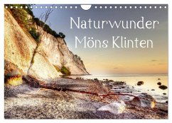 Naturwunder Möns Klinten (Wandkalender 2025 DIN A4 quer), CALVENDO Monatskalender
