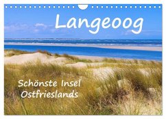 Langeoog - Schönste Insel Ostfrieslands (Wandkalender 2025 DIN A4 quer), CALVENDO Monatskalender - Calvendo;LianeM