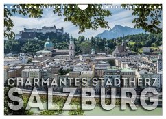 Charmantes Stadtherz SALZBURG (Wandkalender 2025 DIN A4 quer), CALVENDO Monatskalender