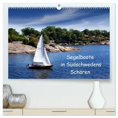 Segelboote in Südschwedens Schären (hochwertiger Premium Wandkalender 2025 DIN A2 quer), Kunstdruck in Hochglanz - Calvendo;K.Schulz, Eckhard