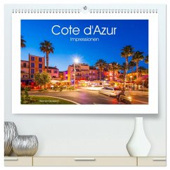 COTE D'AZUR Impressionen (hochwertiger Premium Wandkalender 2025 DIN A2 quer), Kunstdruck in Hochglanz