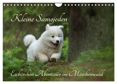 Kleine Samojeden - Eisbärchen Abenteuer im Märchenwald (Wandkalender 2025 DIN A4 quer), CALVENDO Monatskalender - Calvendo;Pelzer / www.Pelzer-Photography.com, Claudia