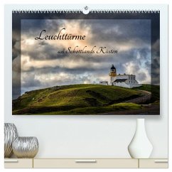 Leuchttürme an Schottlands Küsten (hochwertiger Premium Wandkalender 2025 DIN A2 quer), Kunstdruck in Hochglanz