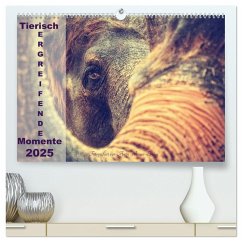 Tierisch ERGREIFENDE Momente 2025 (hochwertiger Premium Wandkalender 2025 DIN A2 quer), Kunstdruck in Hochglanz