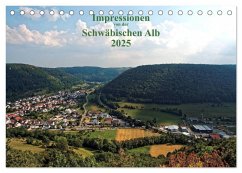 Impressionen von der Schwäbischen Alb (Tischkalender 2025 DIN A5 quer), CALVENDO Monatskalender - Calvendo;Naleppa, Heinz