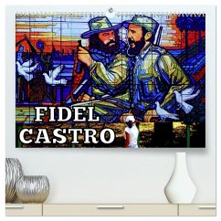 FIDEL CASTRO (hochwertiger Premium Wandkalender 2025 DIN A2 quer), Kunstdruck in Hochglanz